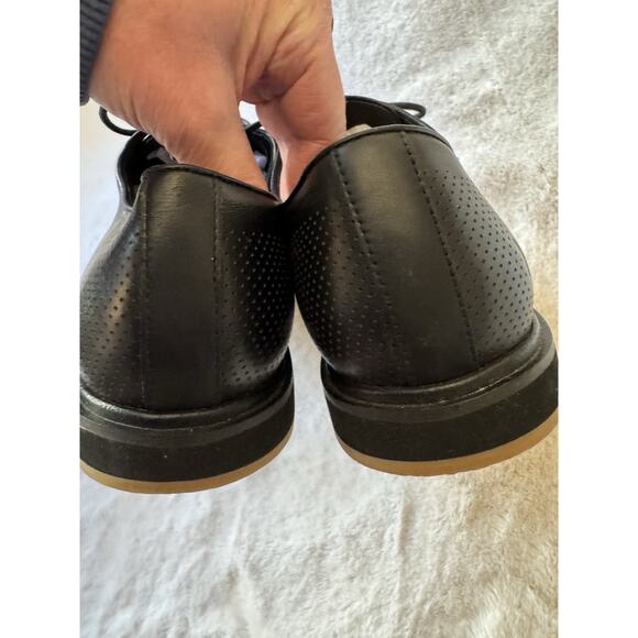 NO BULL DRESS SHOES MENS 11.5 WOMENS 13 BLACK LEATHER $199 - Picture 6 of 9